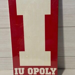 IU Opoly Indiana University Monopoly Board Game Late For The Sky Sealed Box